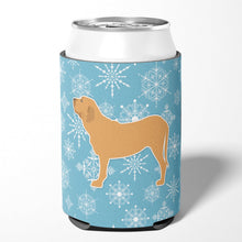 Load image into Gallery viewer, Winter Snowflake Fila Brasileiro Can or Bottle Hugger BB3579CC