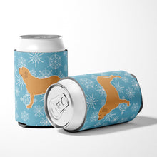 Load image into Gallery viewer, Winter Snowflake Fila Brasileiro Can or Bottle Hugger BB3579CC