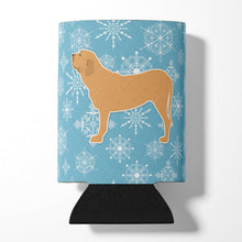 Load image into Gallery viewer, Winter Snowflake Fila Brasileiro Can or Bottle Hugger BB3579CC