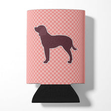 Load image into Gallery viewer, American Water Spaniel Checkerboard Pink Can or Bottle Hugger BB3601CC