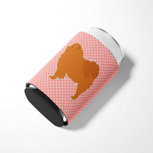 Load image into Gallery viewer, Chow Chow Checkerboard Pink Can or Bottle Hugger BB3651CC