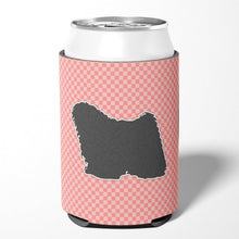 Load image into Gallery viewer, Puli Checkerboard Pink Can or Bottle Hugger BB3663CC