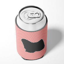 Load image into Gallery viewer, Puli Checkerboard Pink Can or Bottle Hugger BB3663CC