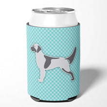 Load image into Gallery viewer, English Setter  Checkerboard Blue Can or Bottle Hugger BB3681CC