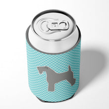 Load image into Gallery viewer, Kerry Blue Terrier  Checkerboard Blue Can or Bottle Hugger BB3692CC