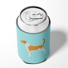 Load image into Gallery viewer, American Foxhound  Checkerboard Blue Can or Bottle Hugger BB3698CC