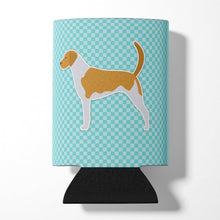 Load image into Gallery viewer, American Foxhound  Checkerboard Blue Can or Bottle Hugger BB3698CC