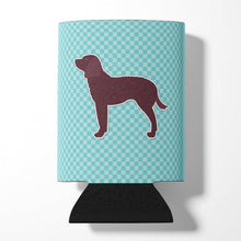 Load image into Gallery viewer, American Water Spaniel  Checkerboard Blue Can or Bottle Hugger BB3701CC
