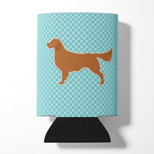 Load image into Gallery viewer, Golden Retriever  Checkerboard Blue Can or Bottle Hugger BB3704CC