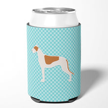 Load image into Gallery viewer, Greyhound  Checkerboard Blue Can or Bottle Hugger BB3705CC