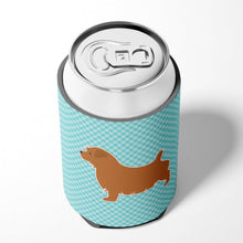 Load image into Gallery viewer, Norfolk Terrier  Checkerboard Blue Can or Bottle Hugger BB3709CC