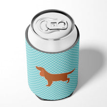 Load image into Gallery viewer, English Cocker Spaniel Checkerboard Blue Can or Bottle Hugger BB3712CC