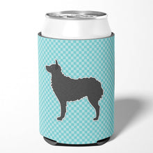 Load image into Gallery viewer, Croatian Sheepdog Checkerboard Blue Can or Bottle Hugger BB3721CC
