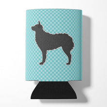 Load image into Gallery viewer, Croatian Sheepdog Checkerboard Blue Can or Bottle Hugger BB3721CC