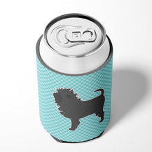Load image into Gallery viewer, Affenpinscher Checkerboard Blue Can or Bottle Hugger BB3748CC