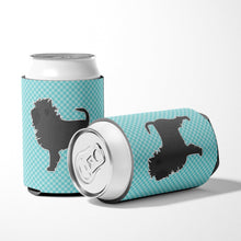 Load image into Gallery viewer, Affenpinscher Checkerboard Blue Can or Bottle Hugger BB3748CC