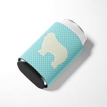 Load image into Gallery viewer, Komondor Checkerboard Blue Can or Bottle Hugger BB3755CC