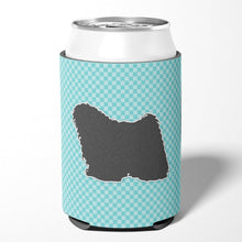 Load image into Gallery viewer, Puli Checkerboard Blue Can or Bottle Hugger BB3763CC