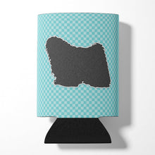 Load image into Gallery viewer, Puli Checkerboard Blue Can or Bottle Hugger BB3763CC