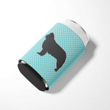 Load image into Gallery viewer, Newfoundland Checkerboard Blue Can or Bottle Hugger BB3764CC