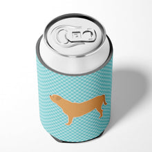 Load image into Gallery viewer, Dogue de Bordeaux Checkerboard Blue Can or Bottle Hugger BB3770CC