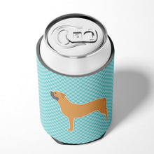 Load image into Gallery viewer, Bullmastiff Checkerboard Blue Can or Bottle Hugger BB3771CC