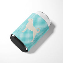 Load image into Gallery viewer, Anatolian Shepherd Checkerboard Blue Can or Bottle Hugger BB3777CC