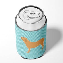 Load image into Gallery viewer, Fila Brasileiro Checkerboard Blue Can or Bottle Hugger BB3779CC