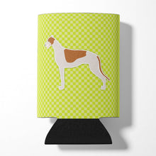Load image into Gallery viewer, Greyhound Checkerboard Green Can or Bottle Hugger BB3805CC