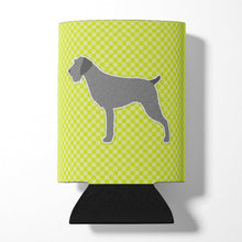 Load image into Gallery viewer, German Wirehaired Pointer Checkerboard Green Can or Bottle Hugger BB3811CC