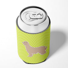 Load image into Gallery viewer, Pyrenean Shepherd Checkerboard Green Can or Bottle Hugger BB3818CC
