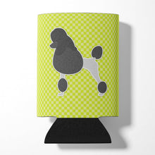 Load image into Gallery viewer, Poodle Checkerboard Green Can or Bottle Hugger BB3839CC