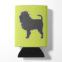 Load image into Gallery viewer, Affenpinscher Checkerboard Green Can or Bottle Hugger BB3848CC