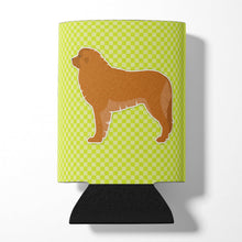 Load image into Gallery viewer, Leonberger Checkerboard Green Can or Bottle Hugger BB3858CC
