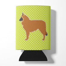 Load image into Gallery viewer, Belgian Shepherd Checkerboard Green Can or Bottle Hugger BB3861CC