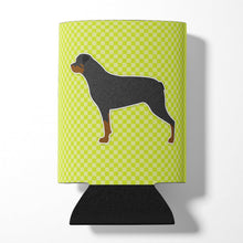 Load image into Gallery viewer, Rottweiler Checkerboard Green Can or Bottle Hugger BB3866CC