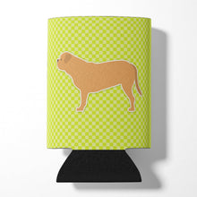 Load image into Gallery viewer, Dogue de Bordeaux Checkerboard Green Can or Bottle Hugger BB3870CC