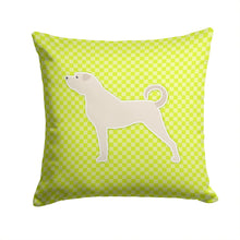 Load image into Gallery viewer, Anatolian Shepherd Checkerboard Green Throw Pillow - 14x14 Decorative Pillow – Art for Your Home &amp; Patio BB3877PW1414