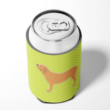 Load image into Gallery viewer, Fila Brasileiro Checkerboard Green Can or Bottle Hugger BB3879CC