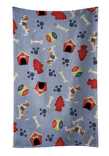 Load image into Gallery viewer, Basset Hound Dog House Collection Kitchen Towel – Artistic Dish Towel for Everyday Use BB3902KTWL