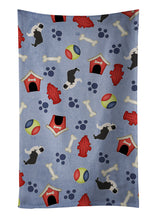 Load image into Gallery viewer, Black Border Collie Dog House Collection Kitchen Towel – Artistic Dish Towel for Everyday Use BB3923KTWL