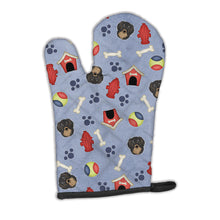 Load image into Gallery viewer, Dog House Collection Longhair Black and Tan Dachshund Oven Mitt BB3992OVMT