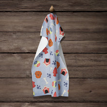 Load image into Gallery viewer, Dog House Collection Longhair Red Dachshund Kitchen Towel – Artistic Dish Towel for Everyday Use BB3993KTWL