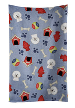 Load image into Gallery viewer, Dog House Collection Bichon Frise Kitchen Towel – Artistic Dish Towel for Everyday Use BB3996KTWL