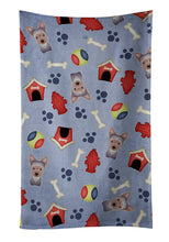 Load image into Gallery viewer, Dog House Collection Yorkie Puppy Kitchen Towel – Artistic Dish Towel for Everyday Use BB4011KTWL