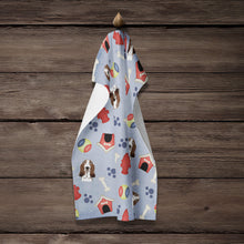 Load image into Gallery viewer, Dog House Collection Basset Hound Kitchen Towel – Artistic Dish Towel for Everyday Use BB4022KTWL