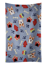 Load image into Gallery viewer, Dog House Collection Red Corgi Kitchen Towel – Artistic Dish Towel for Everyday Use BB4033KTWL