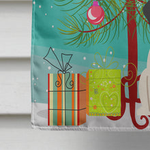 Load image into Gallery viewer, Merry Christmas Tree Pug Cream Flag Canvas House Size BB4129CHF