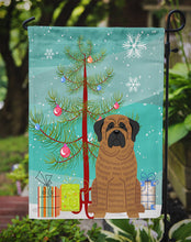 Load image into Gallery viewer, Merry Christmas Tree Mastiff Brindle Garden Flag - Outdoor Decorative Yard Flag BB4140GF