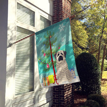 Load image into Gallery viewer, Merry Christmas Tree Mastiff Brindle White Flag Canvas House Size BB4141CHF